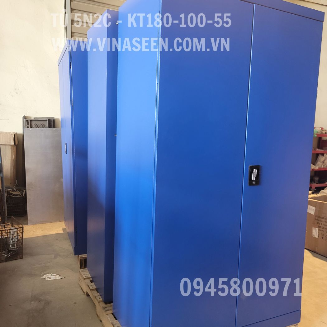 Tủ đựng dụng cụ đồ nghề 5 ngăn 2 cánh, đặt cố định.