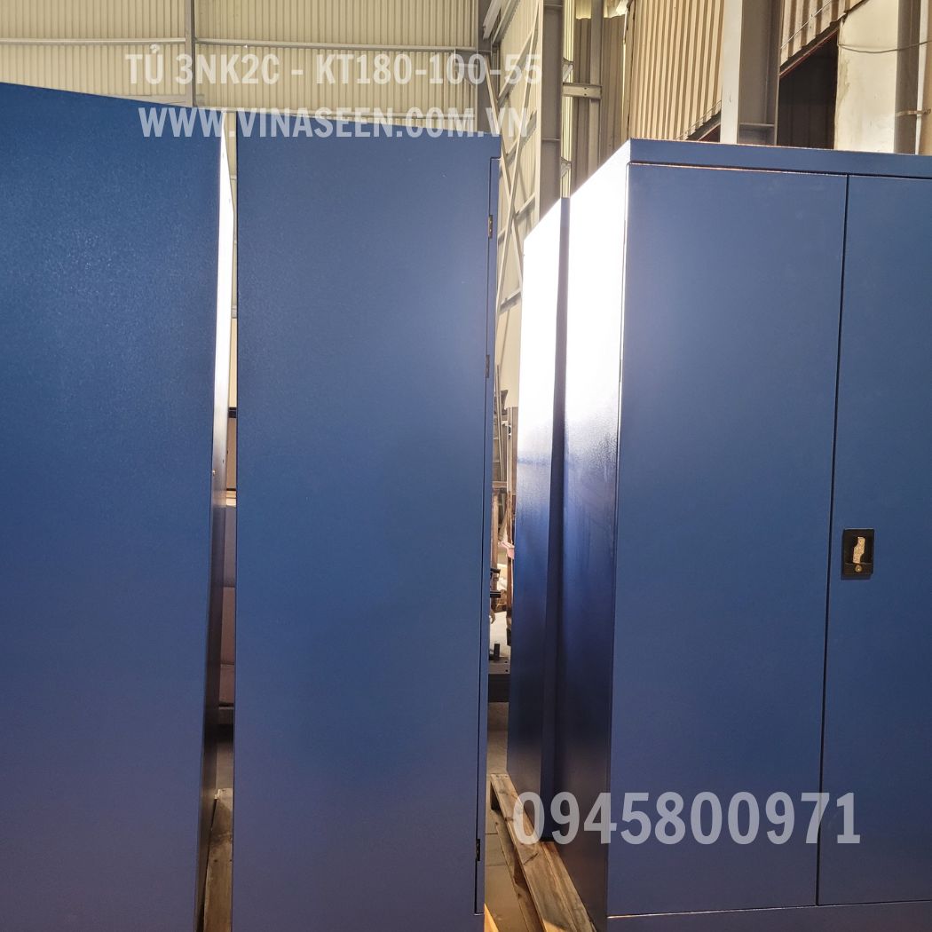 Tủ đựng dụng cụ đồ nghề 3 ngăn kéo 2 cánh, đặt cố định.
