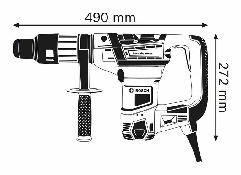 Máy khoan búa SDS Max - Bosch GBH 5-40 D