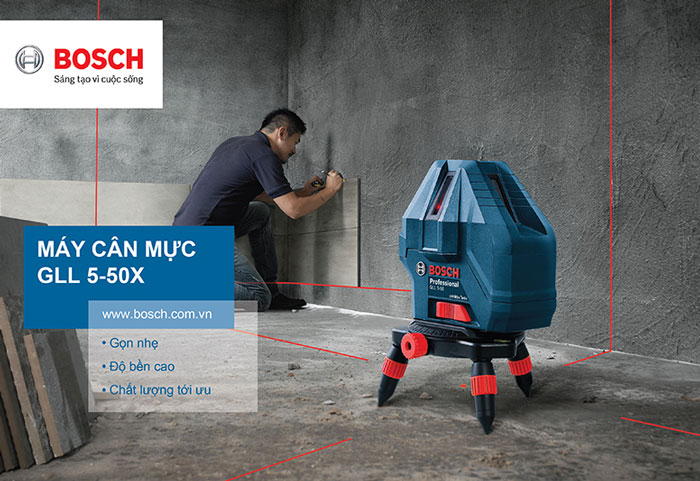 Máy cân mực Bosch GLL 5-50 X Professional