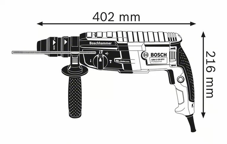Máy khoan búa bosch Bosch GBH 2-28 DFV