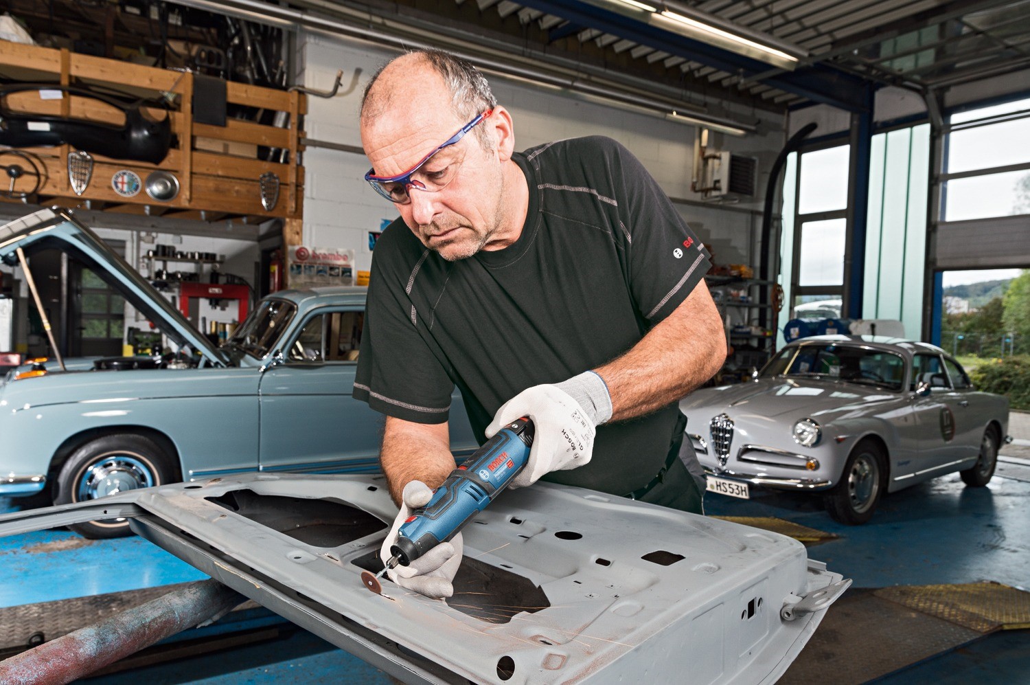 Dụng cụ xoay dùng pin Bosch GRO 12V-35 Professional