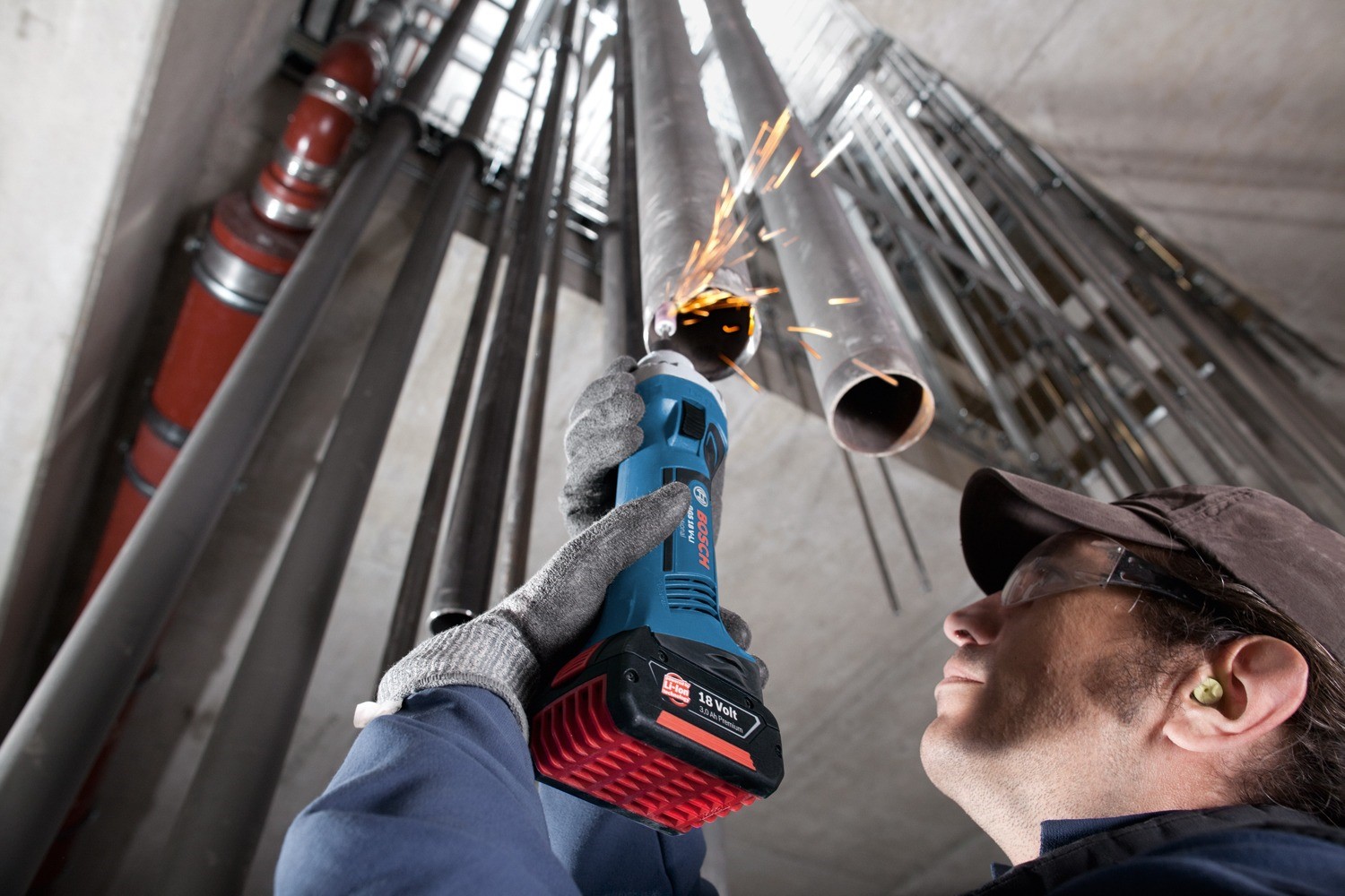 Máy mài thẳng dùng pin Bosch GGS 18 V-LI SOLO Professional