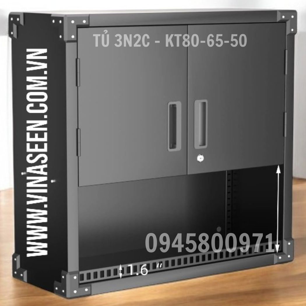 Tủ đựng dụng cụ đồ nghề 3 ngăn 2 cánh, tủ đặt cố định hoặc treo tường.