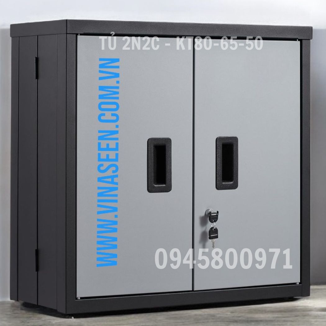 Tủ đựng dụng cụ đồ nghề 2 ngăn 2 cánh, tủ đặt cố định hoặc treo tường.