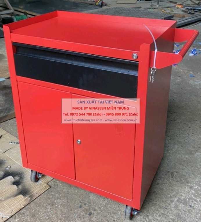 Tủ đựng dụng cụ đồ nghề 1 ngăn kéo & 1 hộc tủ 2 cánh