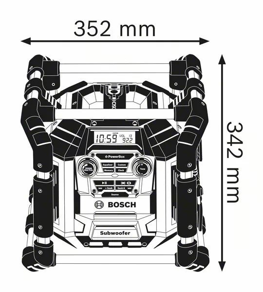 Bộ nạp Ra đi ô GML50 Professional