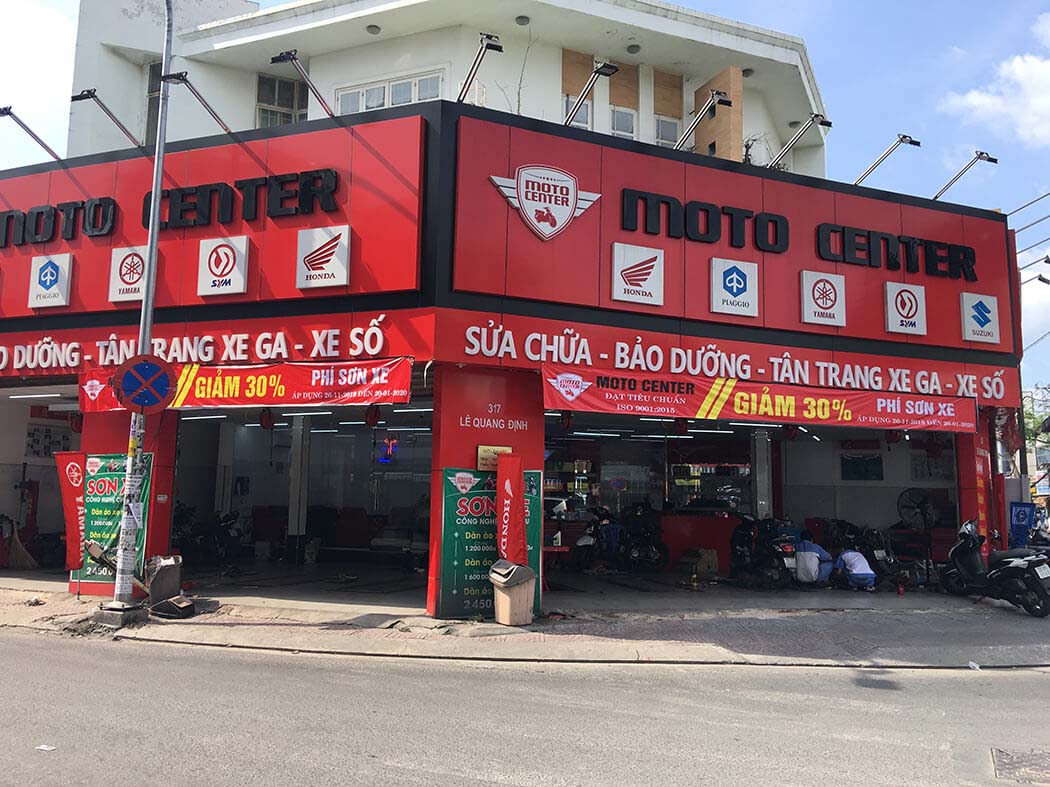 Trạm garage, trạm head xe máy Trạm garage, trạm head xe máy