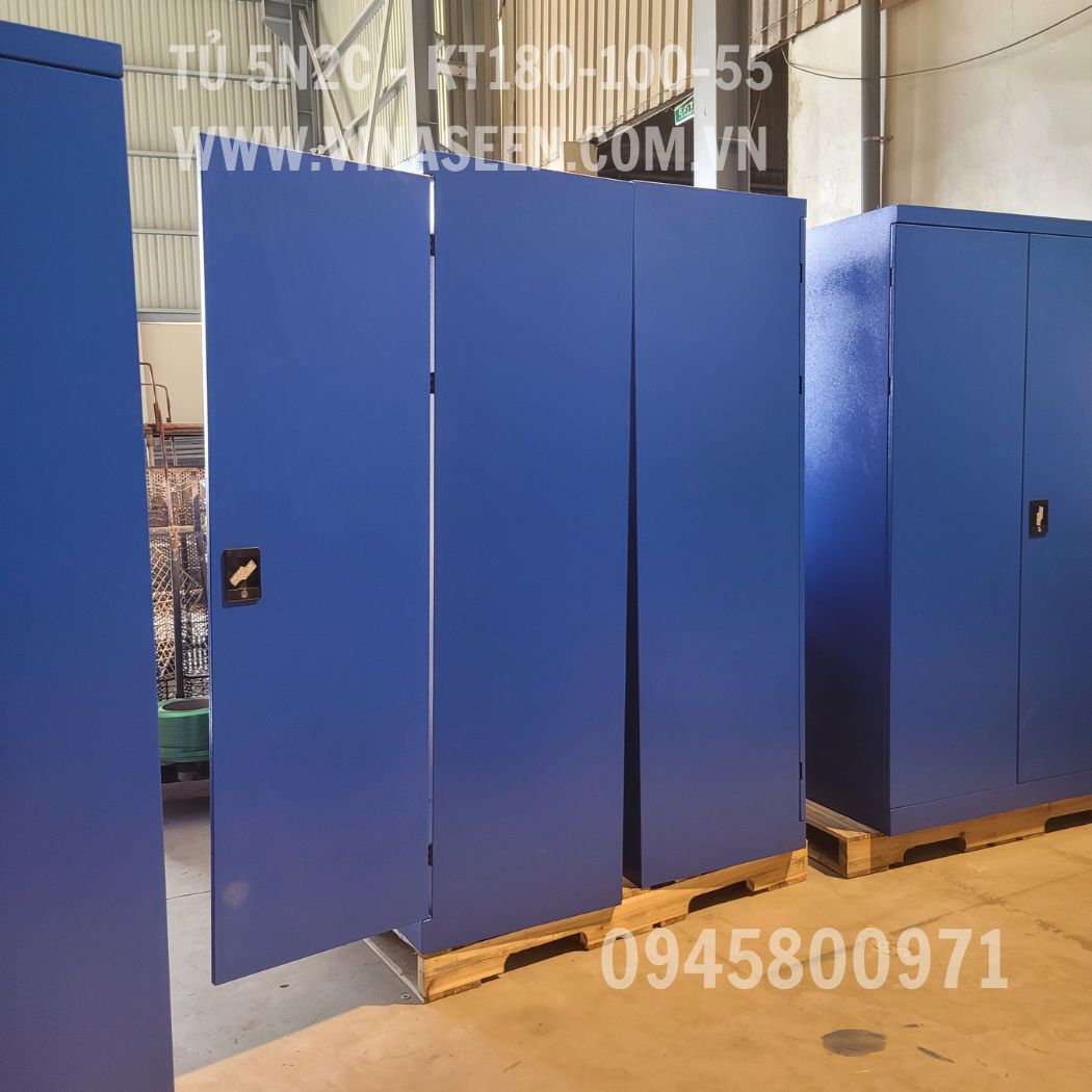 Tủ đựng dụng cụ đồ nghề 5 ngăn 2 cánh, đặt cố định.