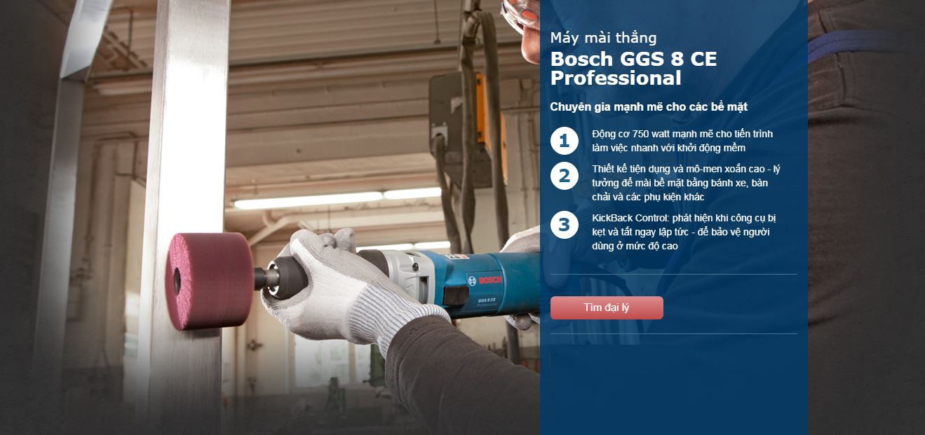 Máy mài thẳng Bosch GGS 8 CE