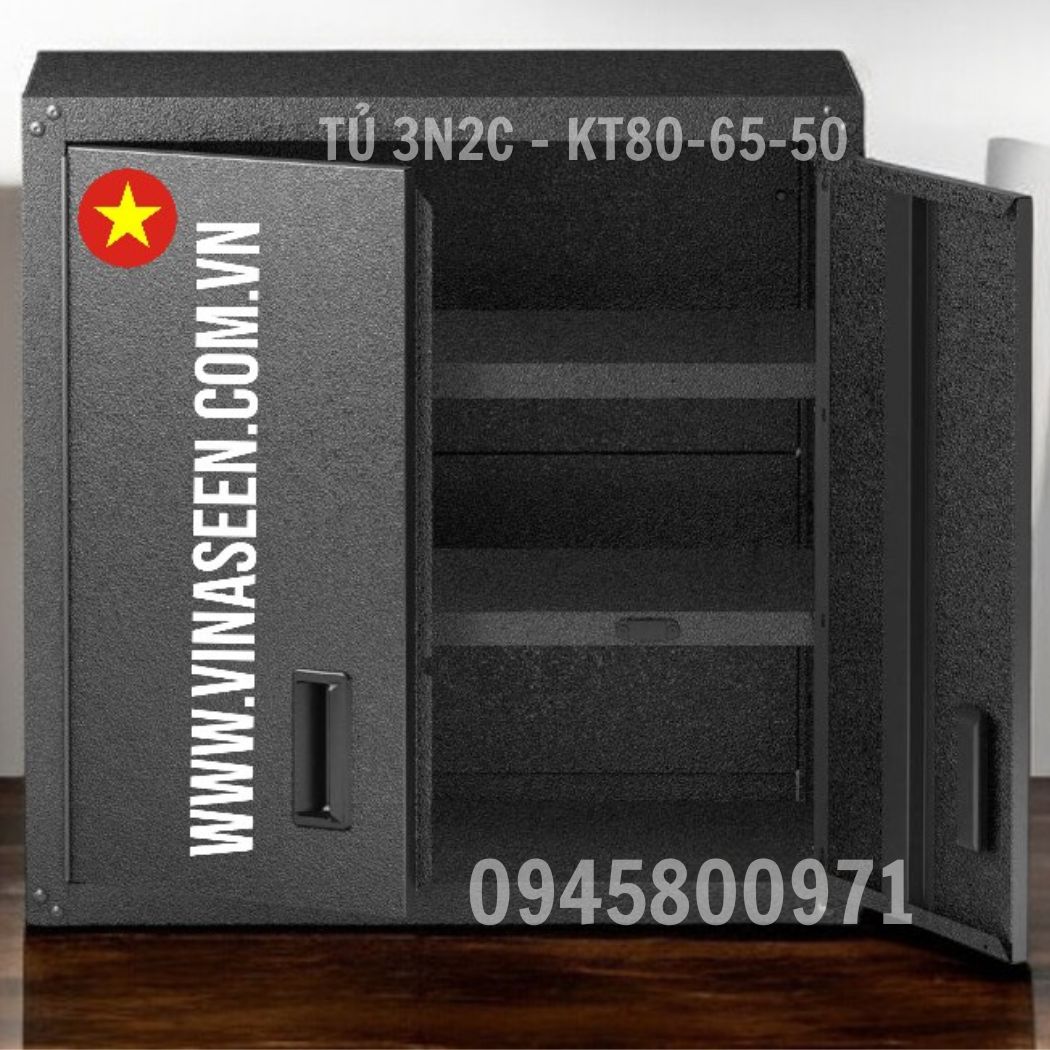 Tủ đựng dụng cụ đồ nghề 3 ngăn 2 cánh, tủ đặt cố định.
